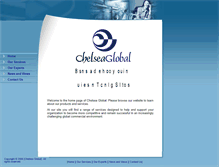 Tablet Screenshot of chelseaglobal.com